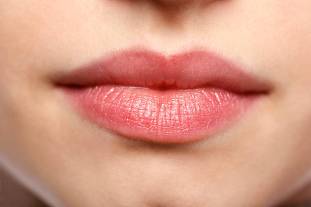 Closeup of woman's mouth